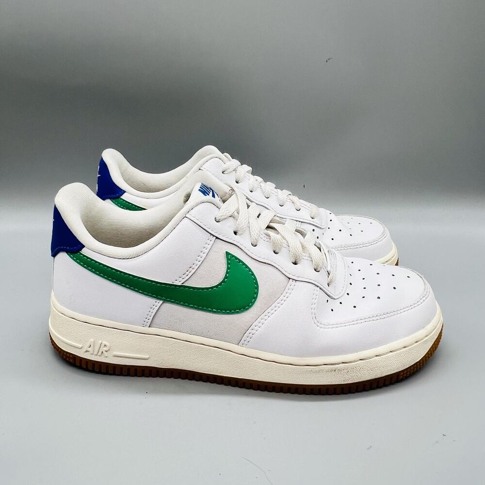 Nike Shoes Womens 8.5 White Leather Air Force 1 Low Athletic Sneakers Comfort